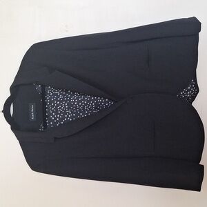 Black Rainn Blazer size 14, Black with star design liner.